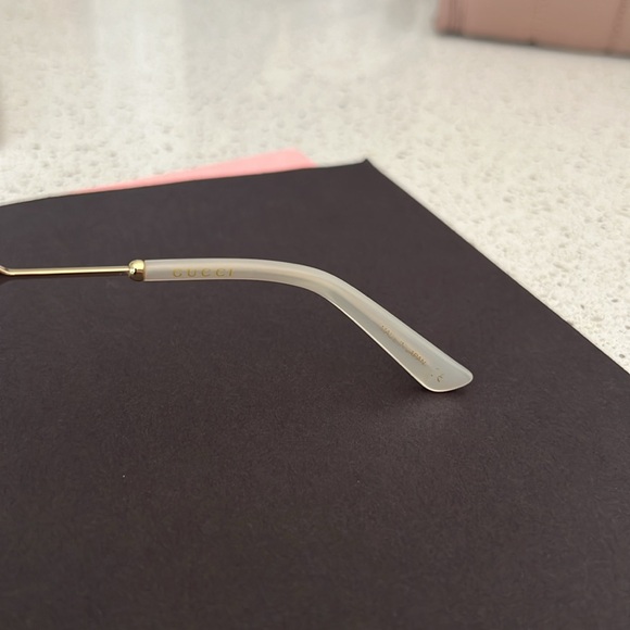 Gucci GG0241O 001 Gold Havana Eyeglasses - Picture 5 of 8